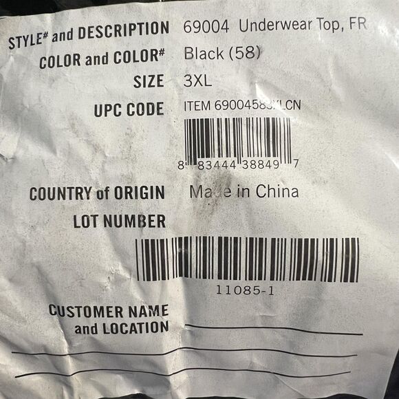 Red Wing Shoes Shirt Mens 3XL Black Flame Resistant 1/4 Zip Base Layer FR FRC - Picture 11 of 12